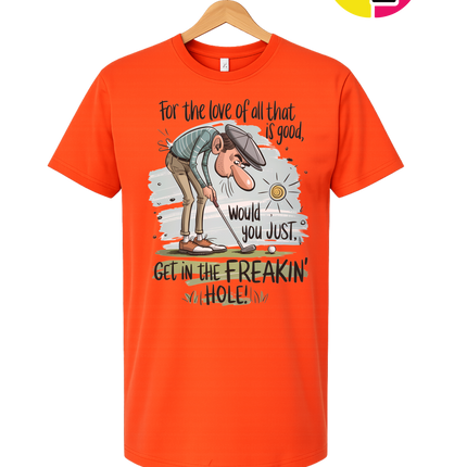 Golf Get In The Hole Tee