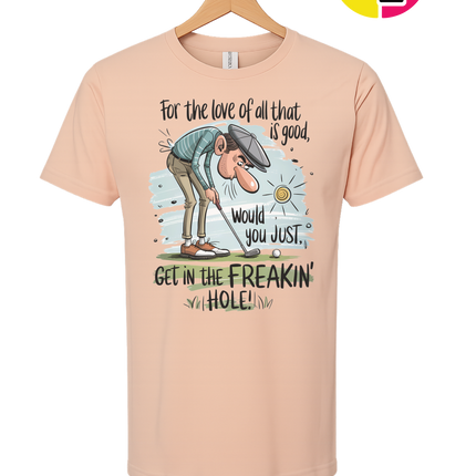 Golf Get In The Hole Tee