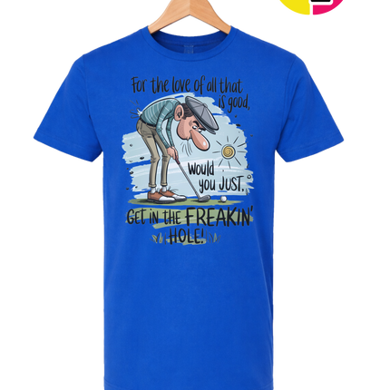 Golf Get In The Hole Tee