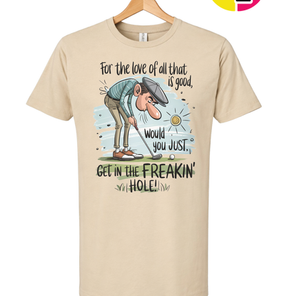 Golf Get In The Hole Tee