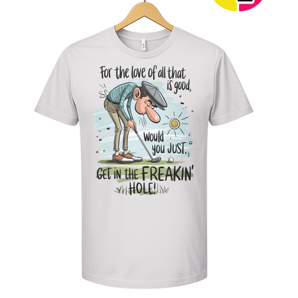 Golf Get In The Hole Tee
