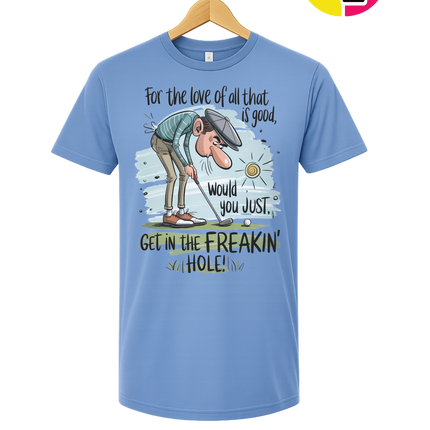 Golf Get In The Hole Tee