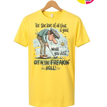 Golf Get In The Hole Tee