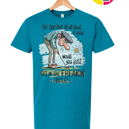 Golf Get In The Hole Tee