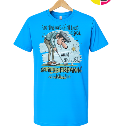 Golf Get In The Hole Tee