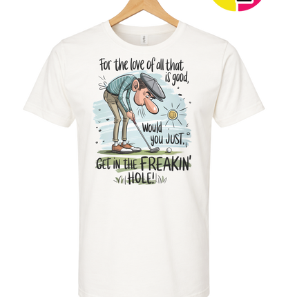 Golf Get In The Hole Tee