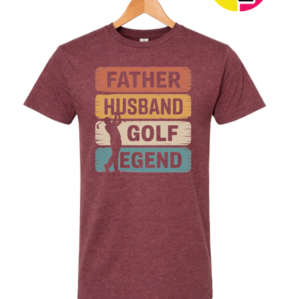 Father Husband Golf Legend Tee