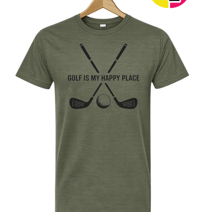 Golf Is My Happy Place Tee