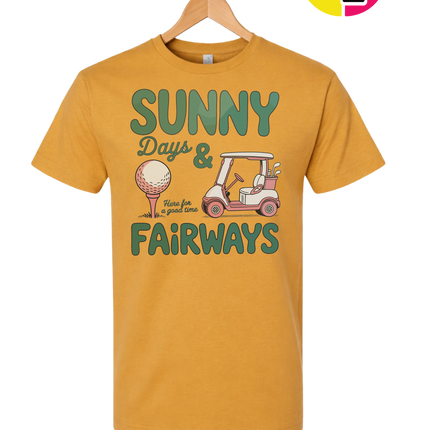 Sunny Days And Fairways Tee