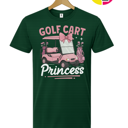 Golf Cart Princess Tee