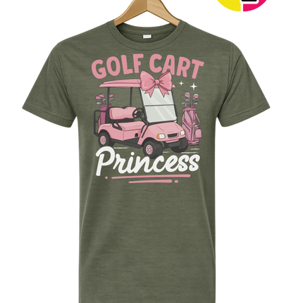 Golf Cart Princess Tee