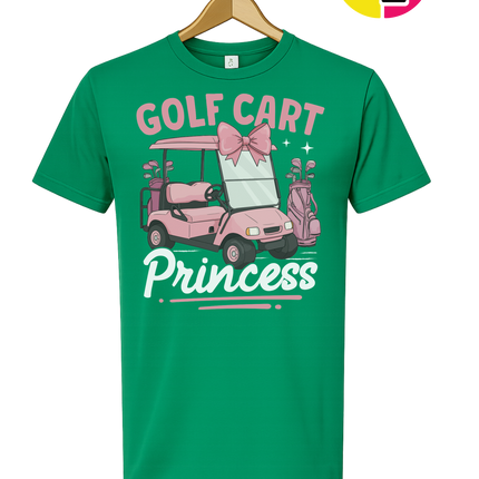 Golf Cart Princess Tee