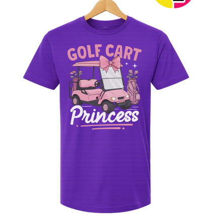Golf Cart Princess Tee