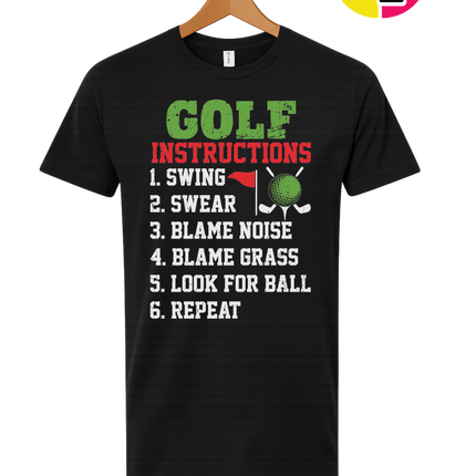 Funny Golf Instructions Tee