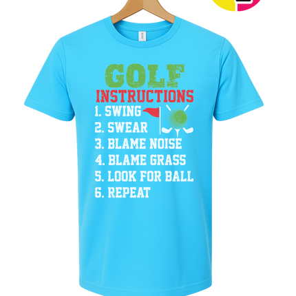 Funny Golf Instructions Tee