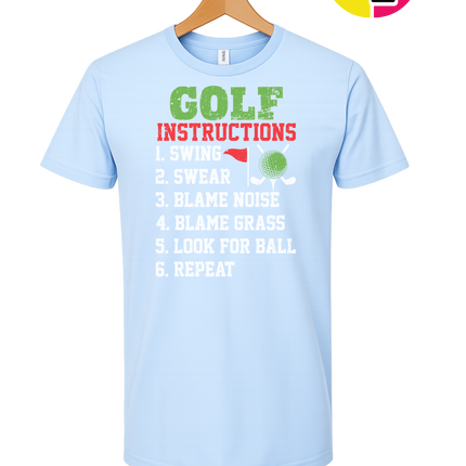 Funny Golf Instructions Tee