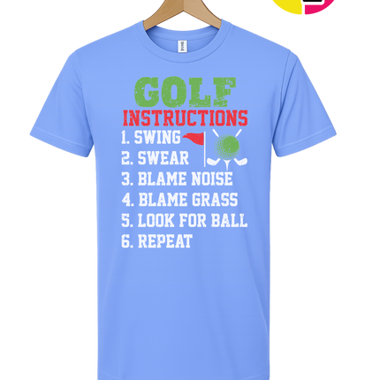 Funny Golf Instructions Tee