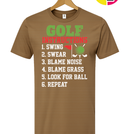 Funny Golf Instructions Tee
