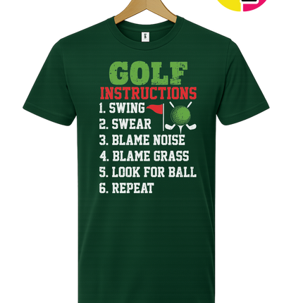 Funny Golf Instructions Tee