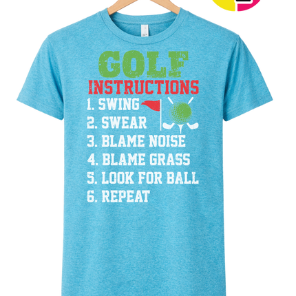 Funny Golf Instructions Tee