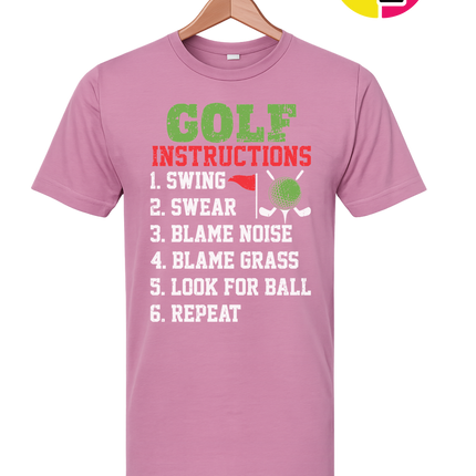 Funny Golf Instructions Tee