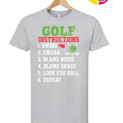 Funny Golf Instructions Tee