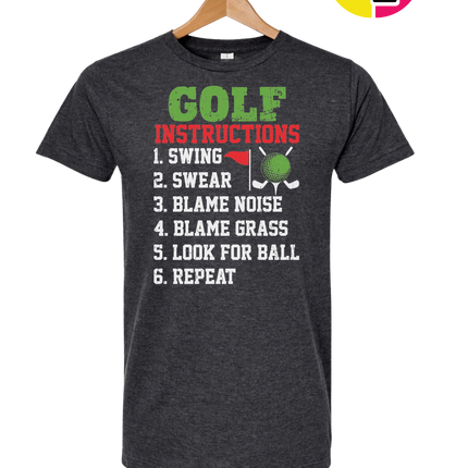Funny Golf Instructions Tee