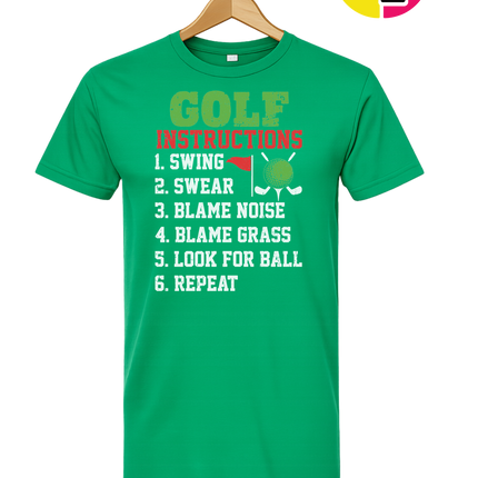 Funny Golf Instructions Tee