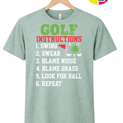Funny Golf Instructions Tee
