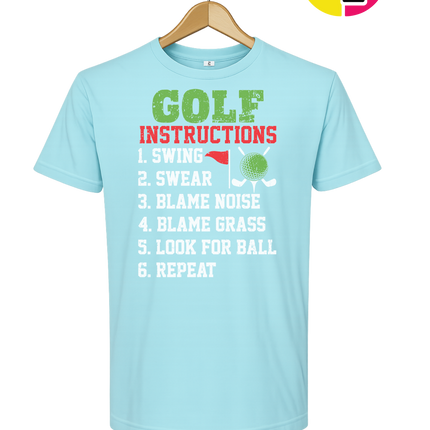 Funny Golf Instructions Tee