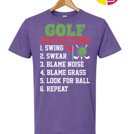Funny Golf Instructions Tee