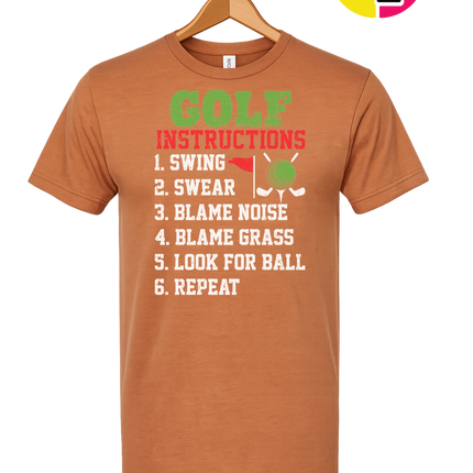 Funny Golf Instructions Tee