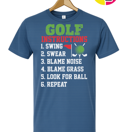 Funny Golf Instructions Tee