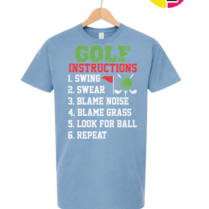 Funny Golf Instructions Tee