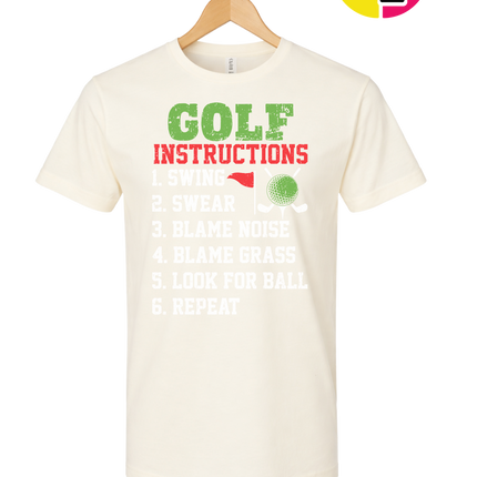 Funny Golf Instructions Tee