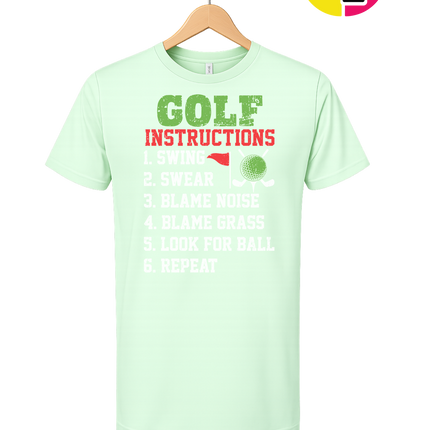 Funny Golf Instructions Tee