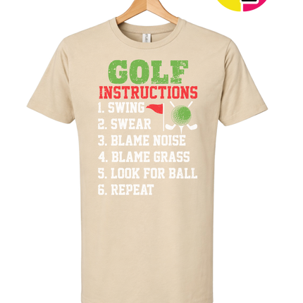 Funny Golf Instructions Tee