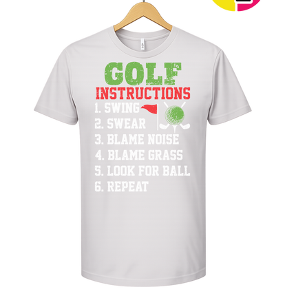 Funny Golf Instructions Tee