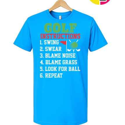 Funny Golf Instructions Tee