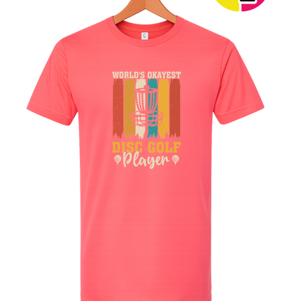 World's Okayest Disc Golfer Tee