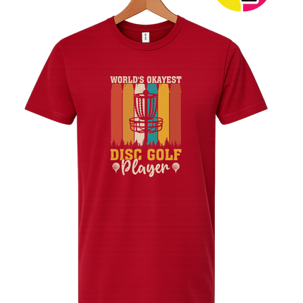 World's Okayest Disc Golfer Tee