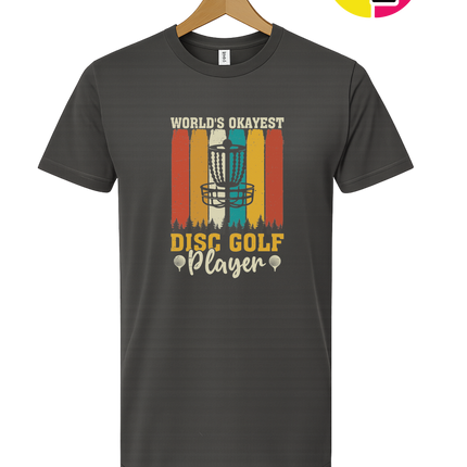 World's Okayest Disc Golfer Tee