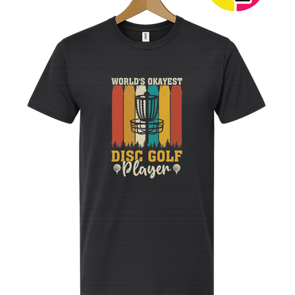 World's Okayest Disc Golfer Tee