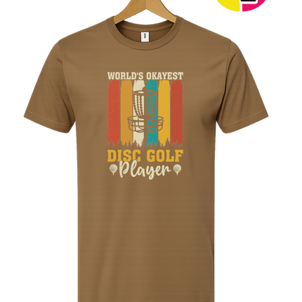 World's Okayest Disc Golfer Tee