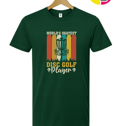 World's Okayest Disc Golfer Tee