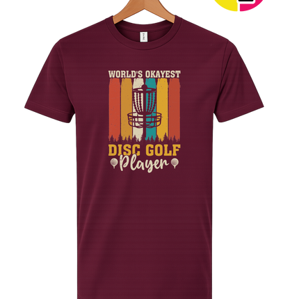 World's Okayest Disc Golfer Tee