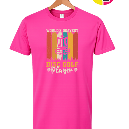 World's Okayest Disc Golfer Tee