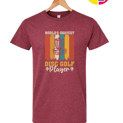 World's Okayest Disc Golfer Tee