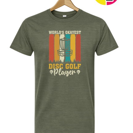 World's Okayest Disc Golfer Tee