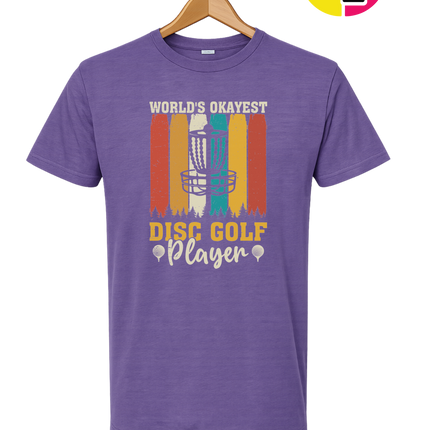 World's Okayest Disc Golfer Tee